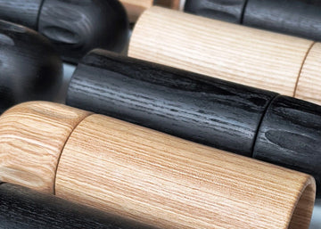 houten grip grinder handgemaakt in België