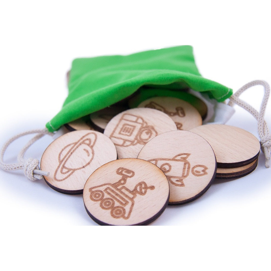 The Space Memory Game - Braintraining - handmade - Grains.be